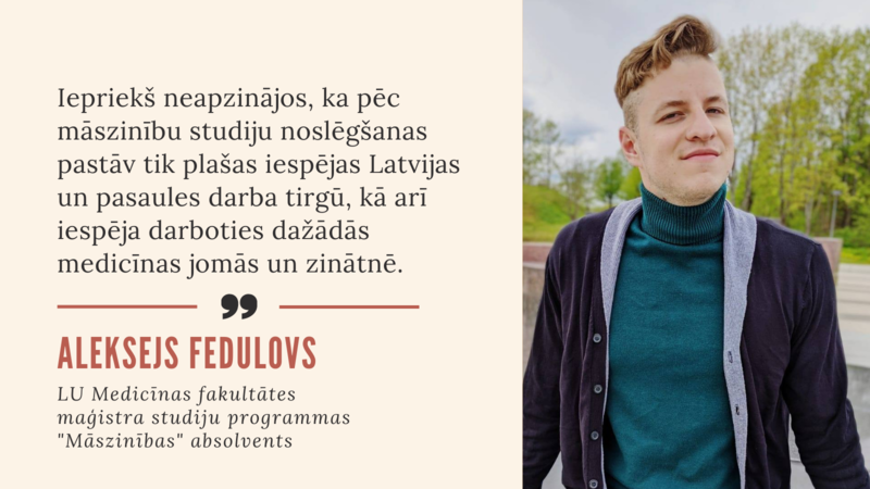 Absolvents: Iepriekš neapzinājos plašās iespējas, ko sniedz māszinību studijas