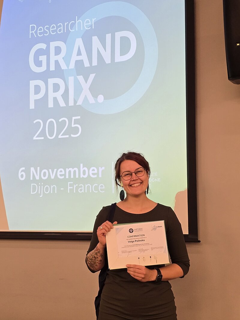 LU HZF doktorante Velga Polinska Velga Polinska