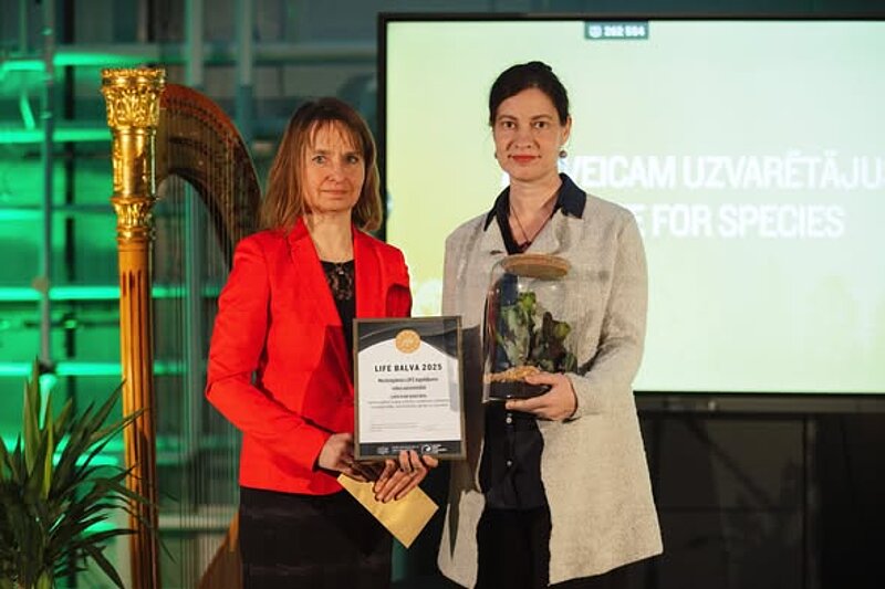 LIFE FOR SPECIES projekts saņem balvu par ieguldījumu vides aizsardzībā