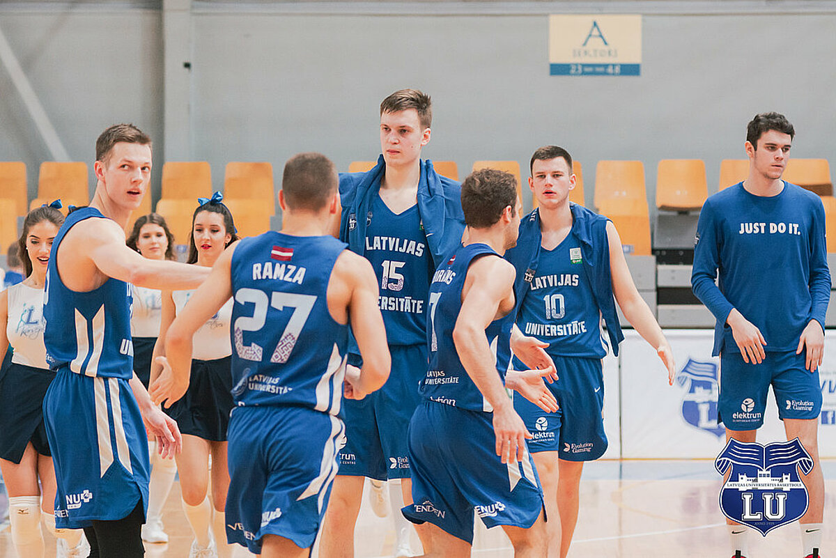 Basketbola klubs "Latvijas Universitāte". Publicitātes foto.
