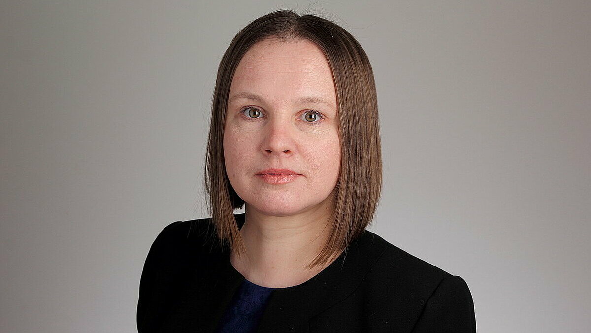 Signe Mežinska. Foto: Toms Grīnbergs, Latvijas Universitāte.