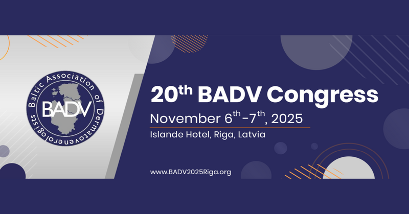 Atskats uz 20. Baltijas Dermatovenerologu asociācijas (BADV) kongresu