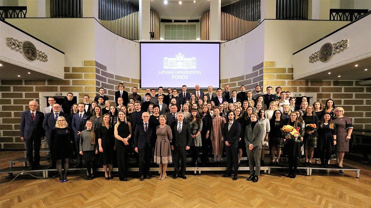 2019./2020. akadēmiskā gada stipendiju ieguvēju svinīgā sumināšana. Foto: Jurijs Ješkins.